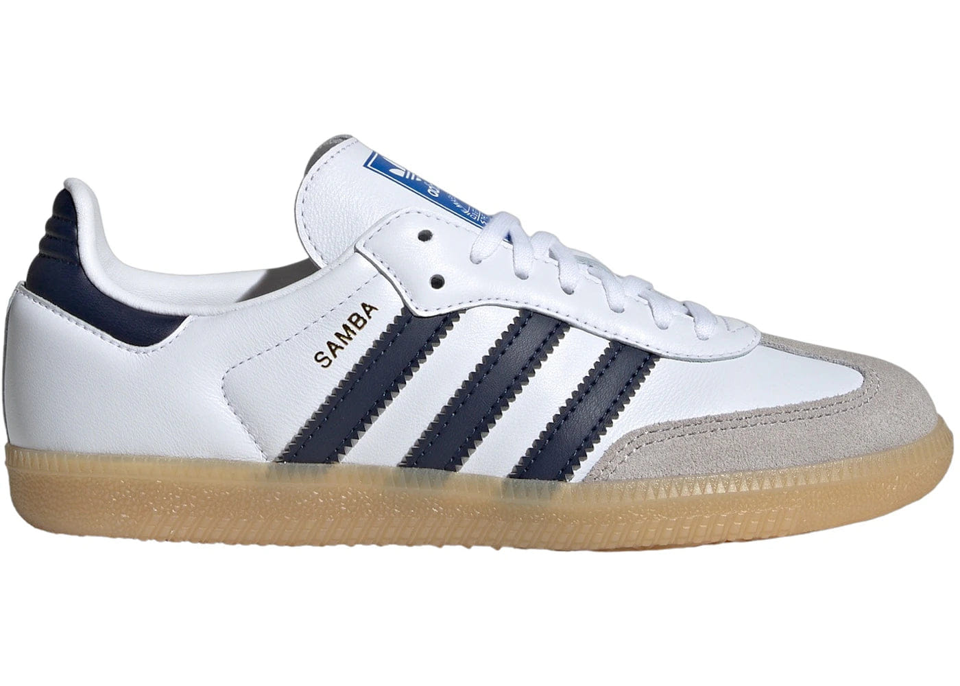 Adidas Samba Og Cloud White Collegiate Navy Gum Gs