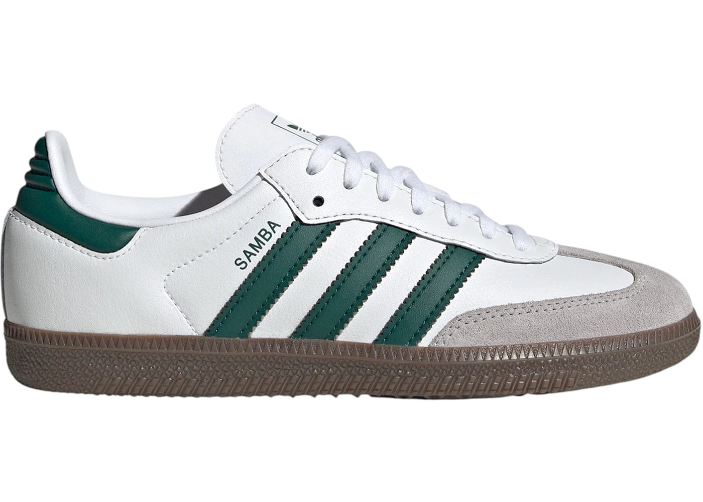Adidas Samba Og White Collegiate Green Gum Gs