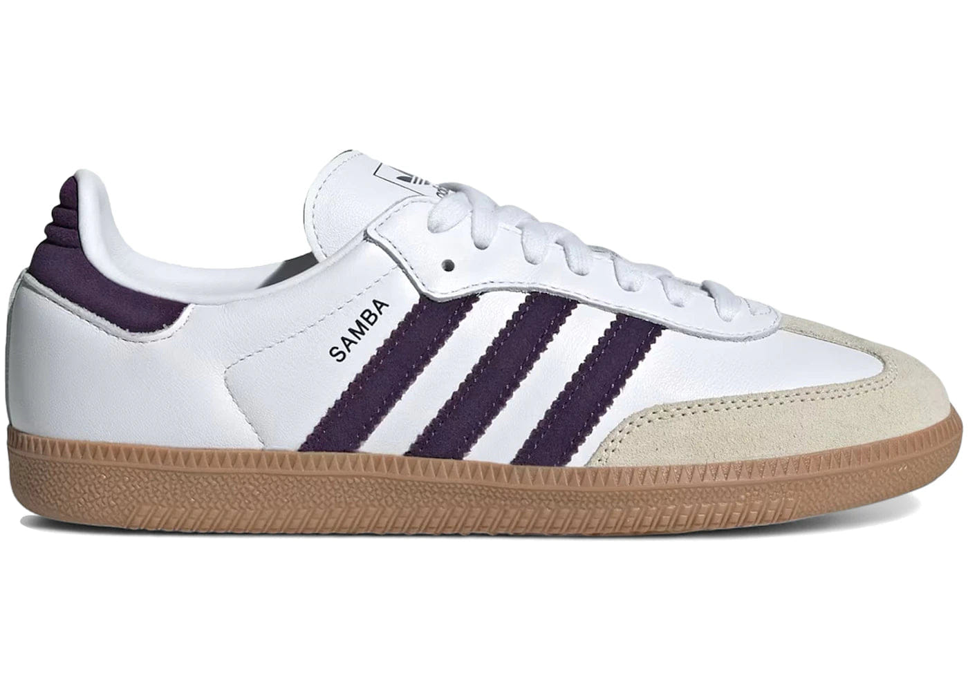 Adidas Samba Og White Alumina Aurora Plum Womens