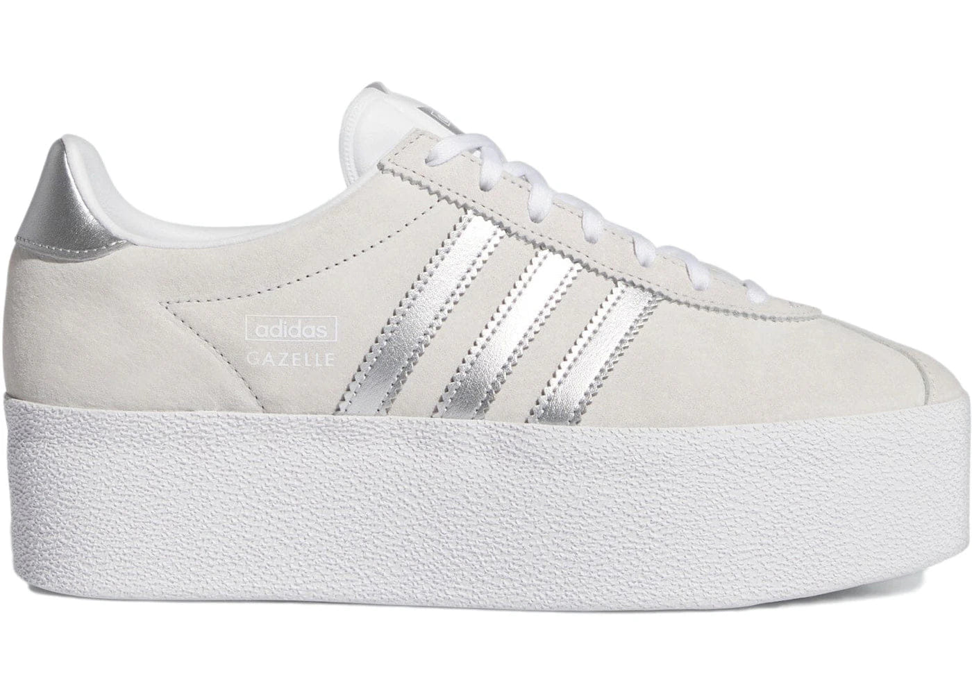Adidas Gazelle Up Grey Silver Womens