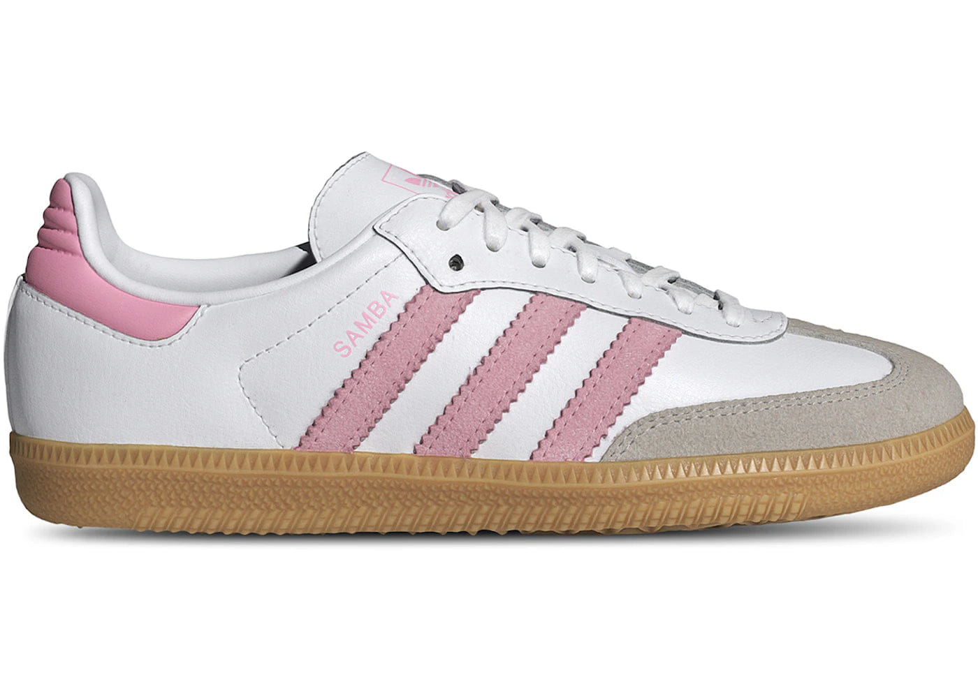 Adidas Samba Og White Light Pink Gum Gs