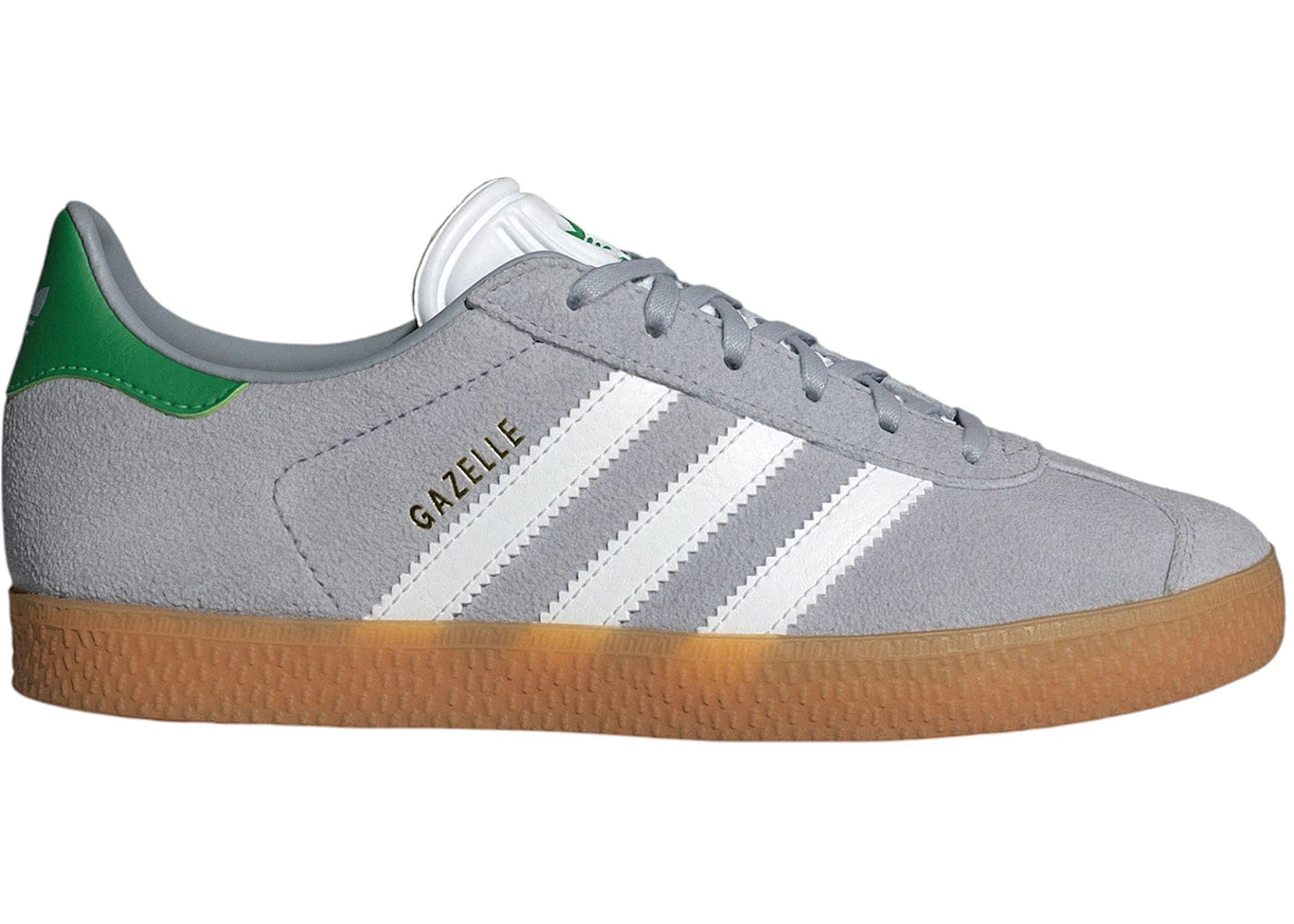 Adidas Gazelle Halo Silver Green Gs