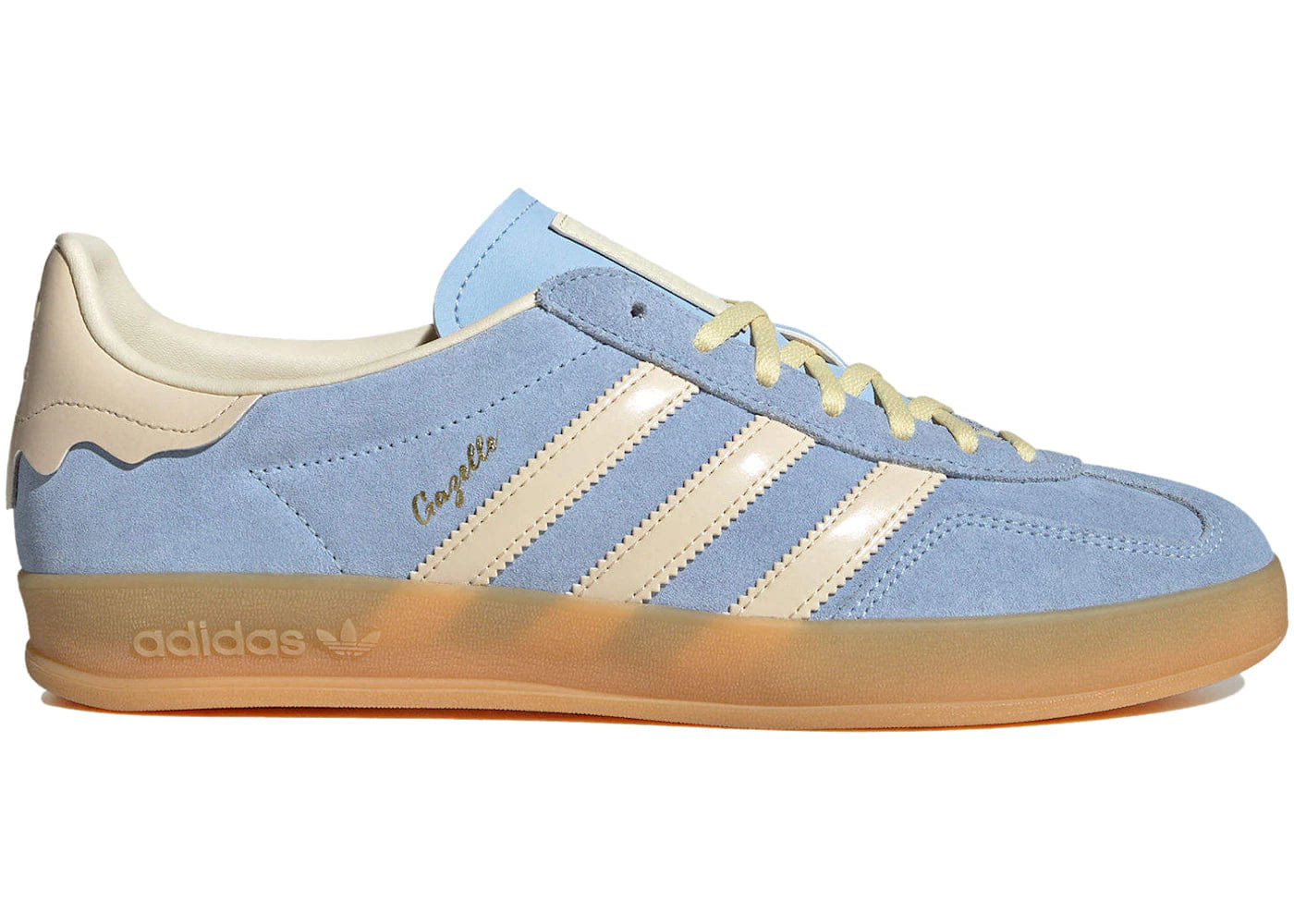 Adidas Gazelle Indoor Light Blue Yellow Gum