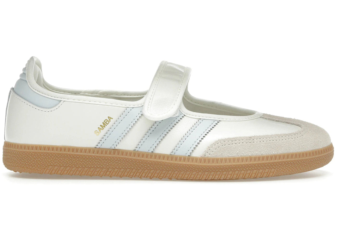 Adidas Samba Jane White Blue Gum Womens