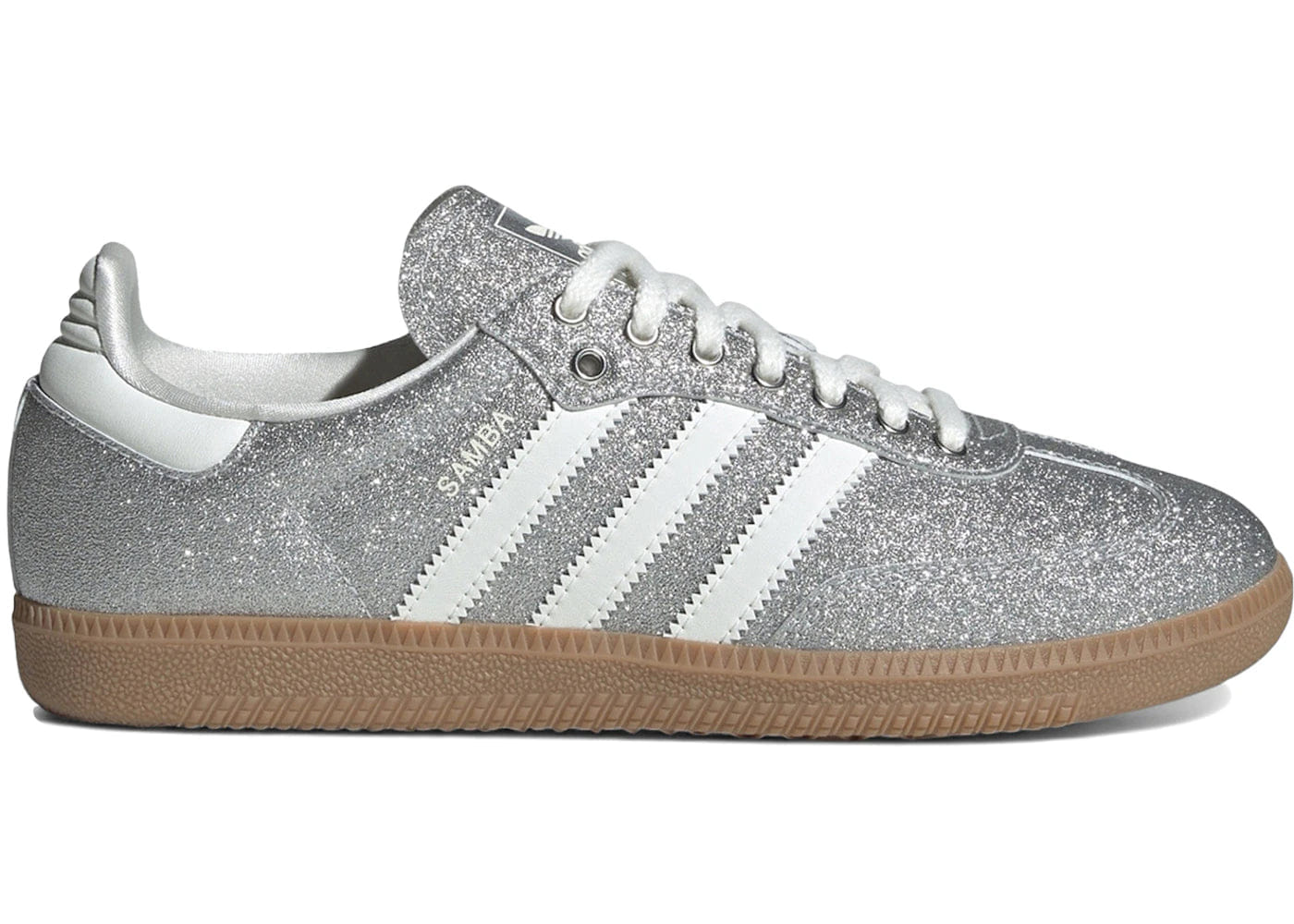 Adidas Samba Shine Silver Metallic Womens