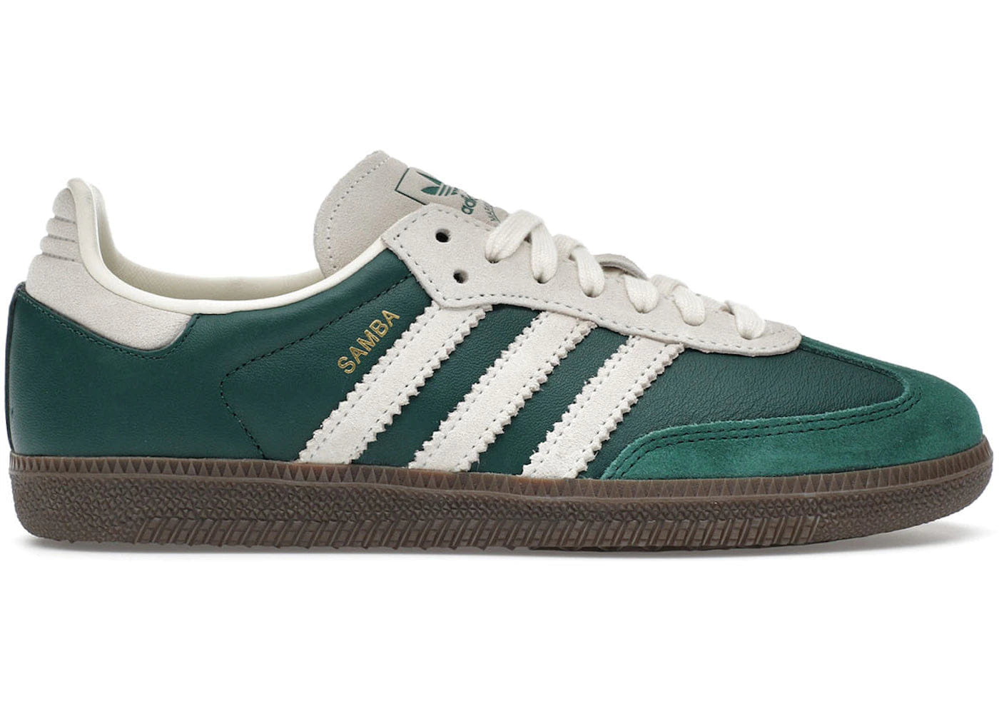 Adidas Samba Og Dark Green Beige Gs