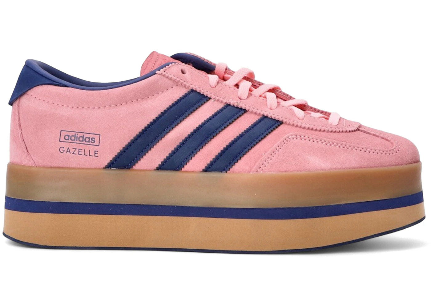 Adidas Gazelle Stack Glow Pink Victory Blue Womens