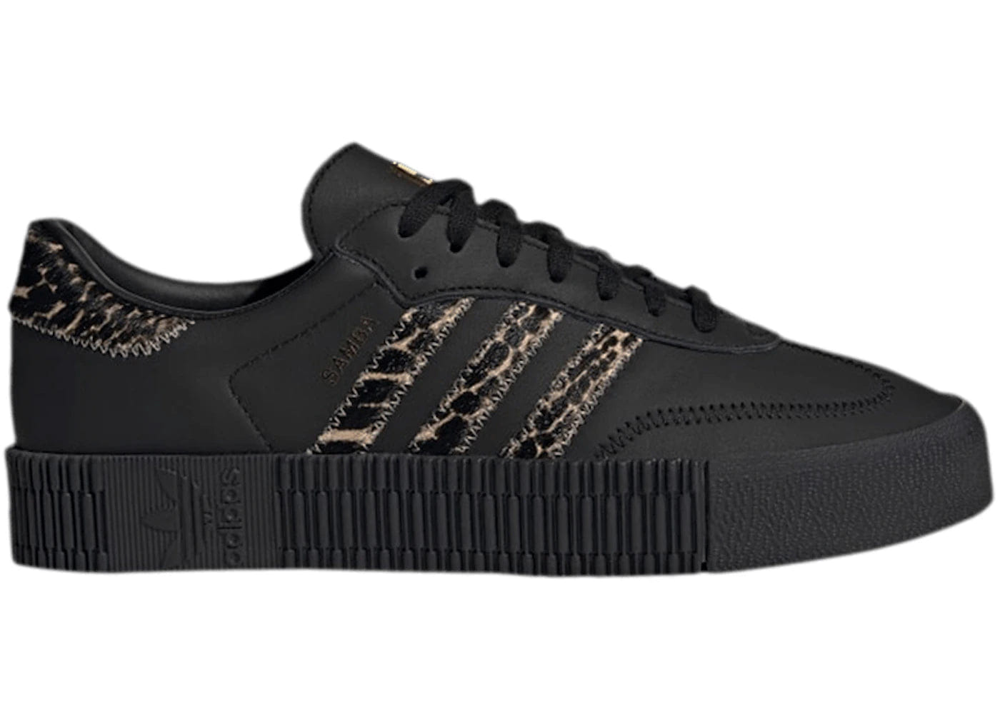 Adidas Sambarose Cheetah Print Womens