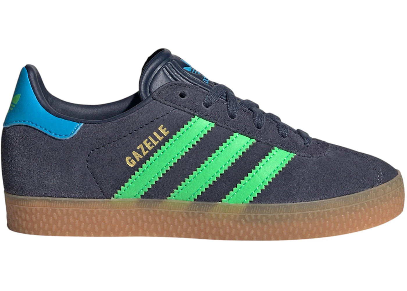 Adidas Gazelle Shadow Navy Screaming Green Ps