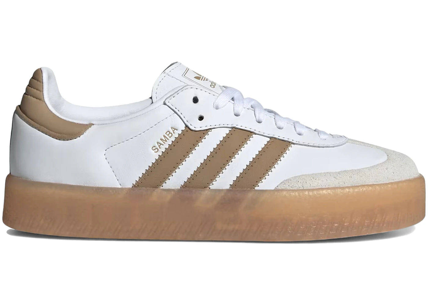 Adidas Sambae White Off White Cardboard Womens