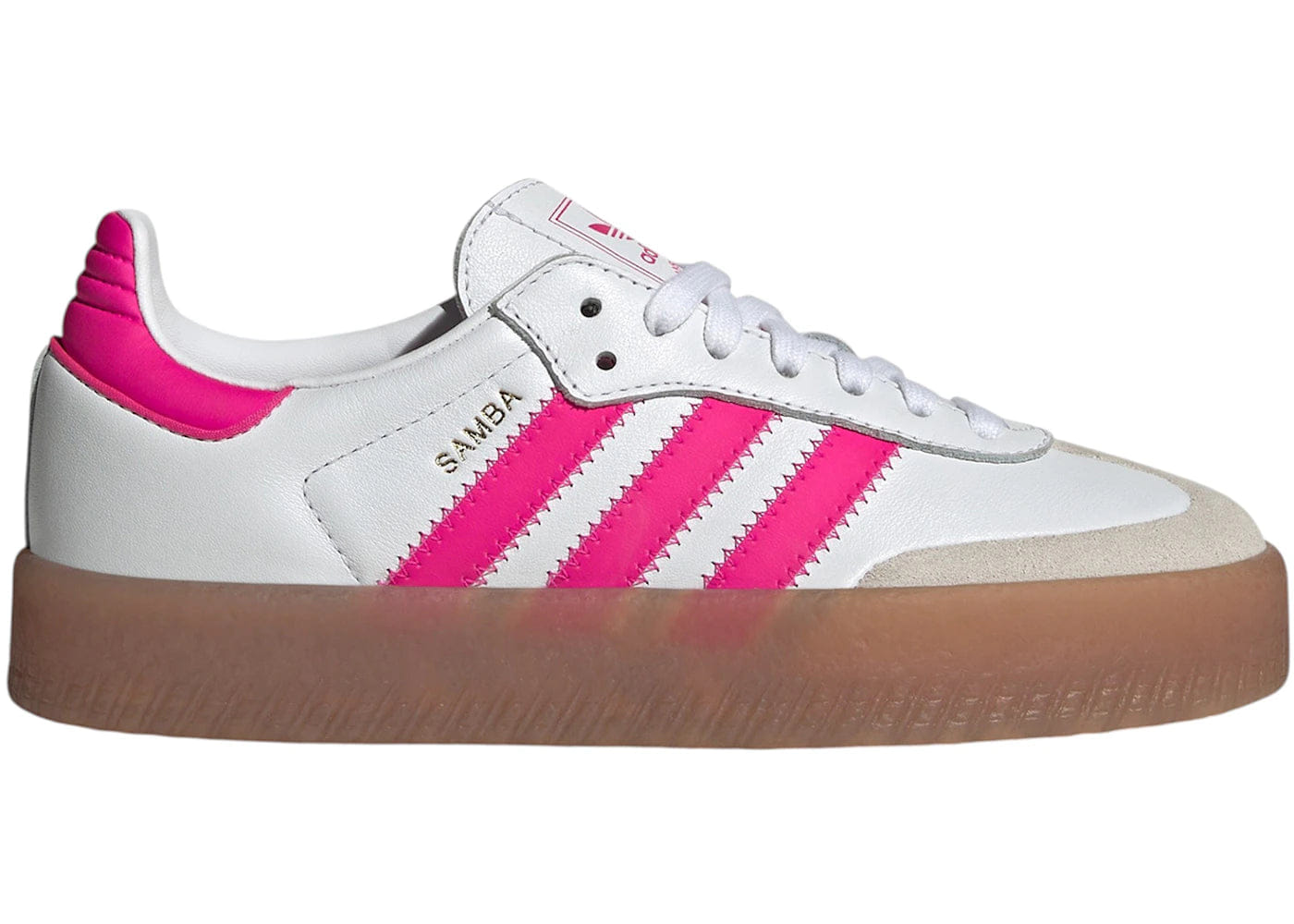 Adidas Sambae White Shock Pink Gs