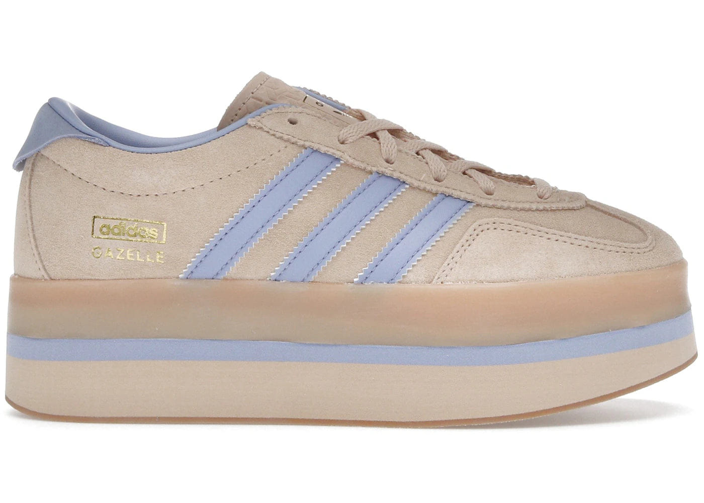 Adidas Gazelle Stack Halo Blue Gum Womens