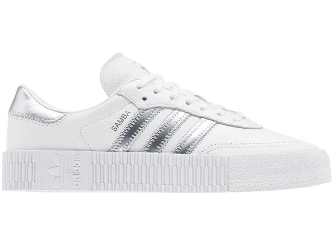 Adidas Sambarose Cloud White Silver Womens