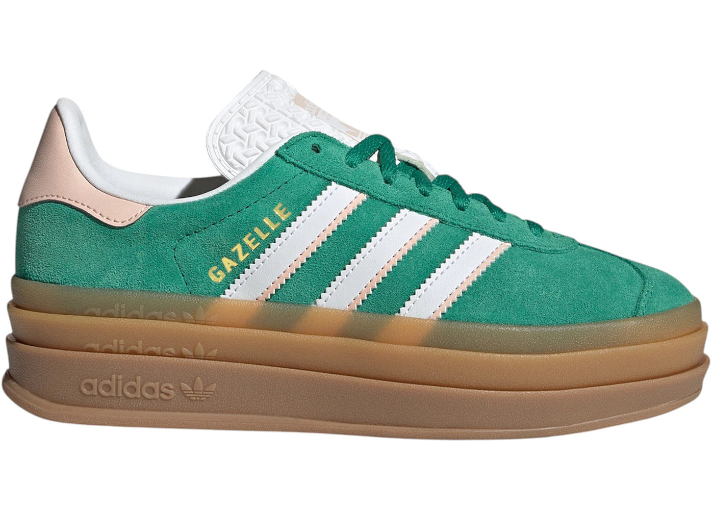 Adidas Gazelle Bold Bold Green White Gs