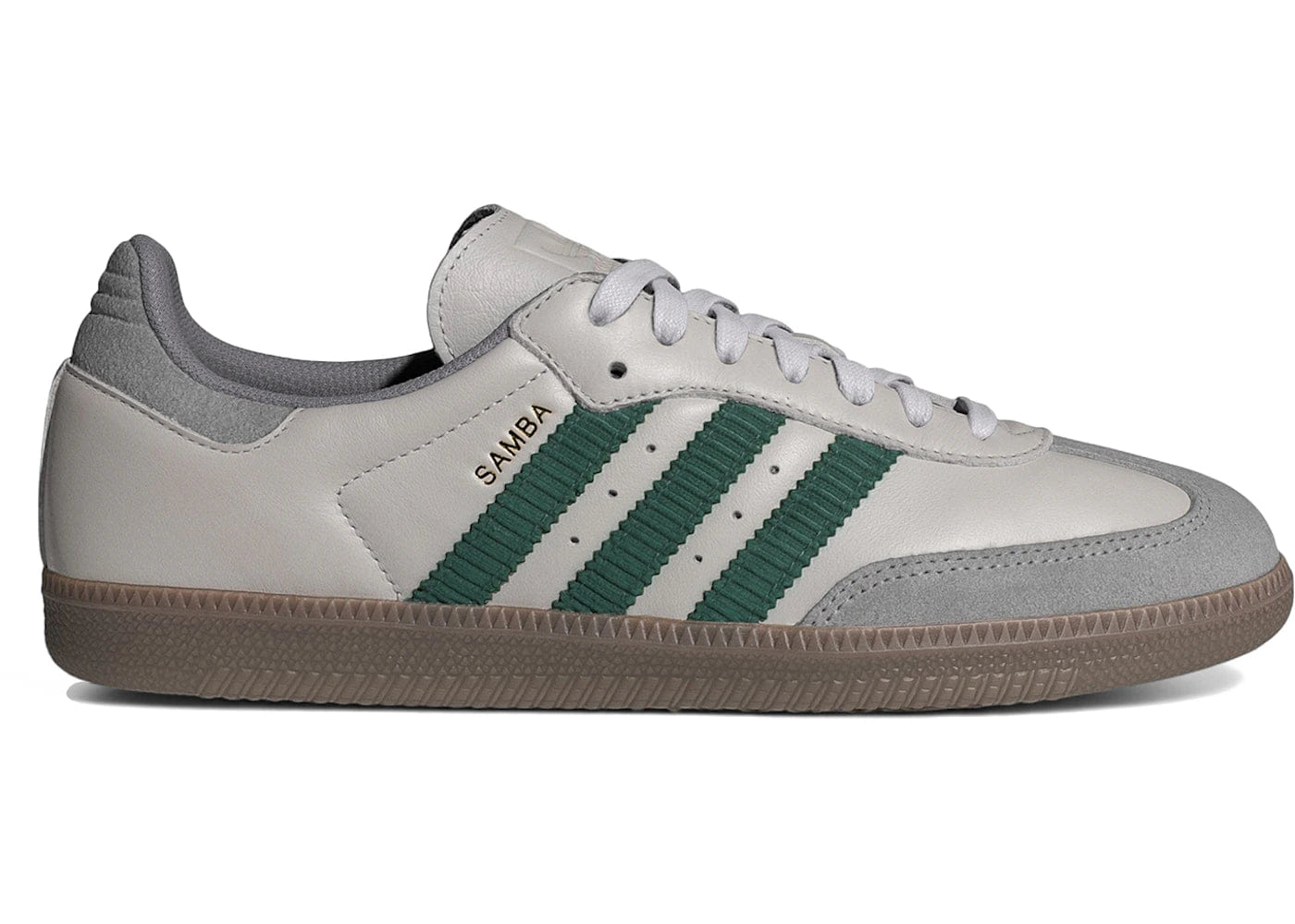 Adidas Samba Og Grey Collegiate Green