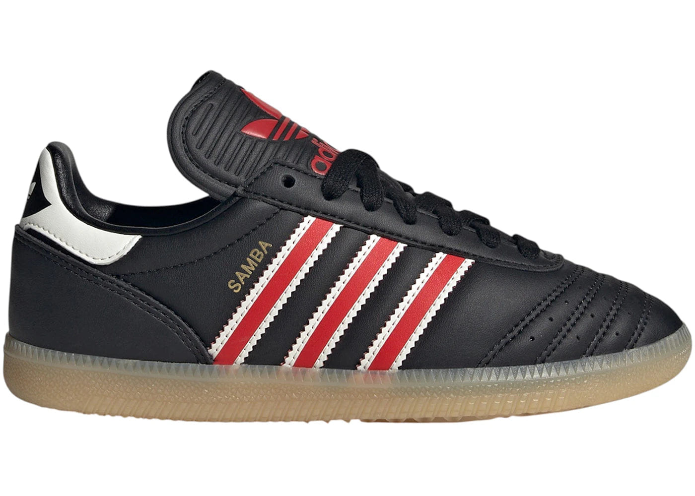 Adidas Samba Jp Black Red Gum Gs