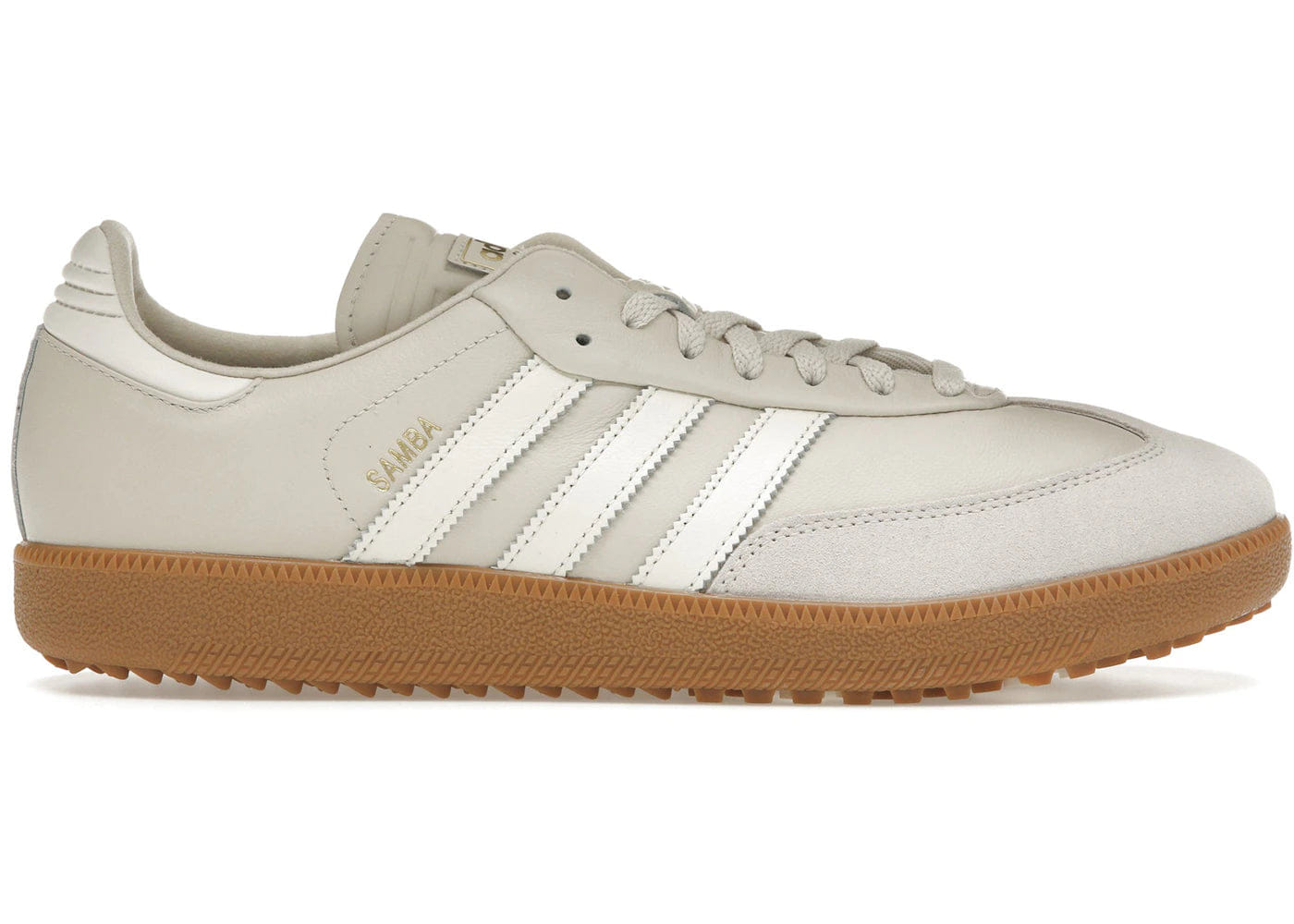 Adidas Samba Spikeless Golf Alumina Off White Gum
