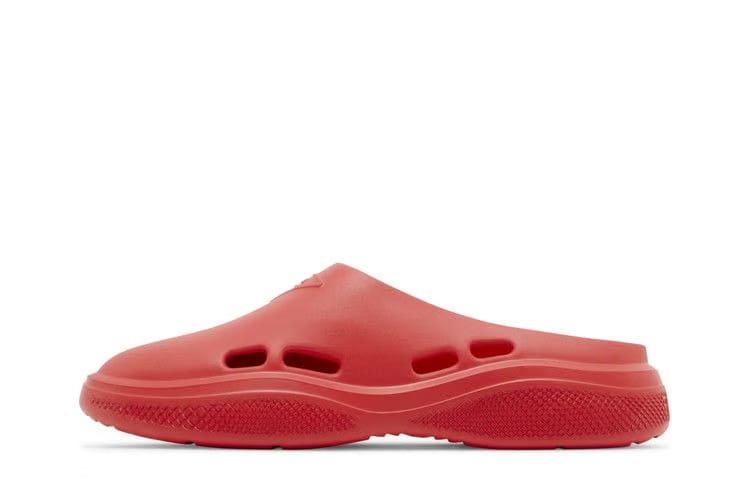 Prada Foam Rubber Mules Red