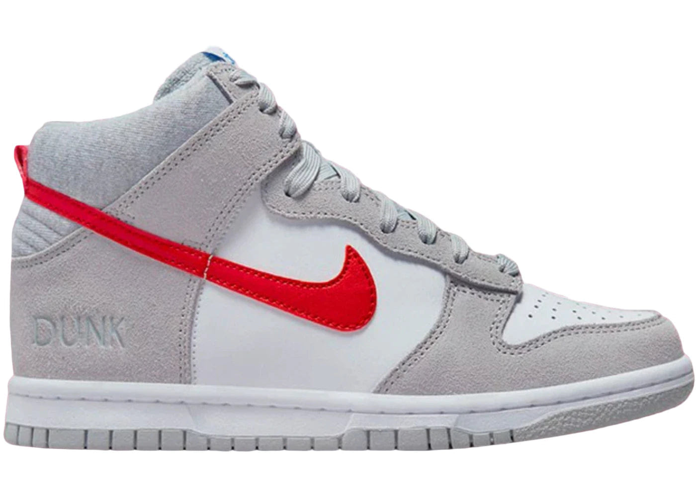 Nike Dunk High Athletic Club Grey Red Gs