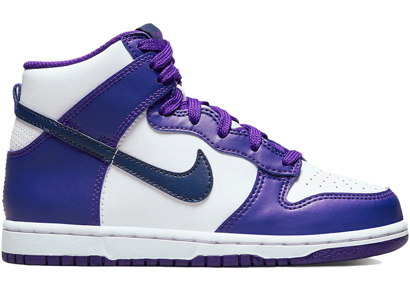 Nike Dunk High Electro Purple Midnght Navy Ps