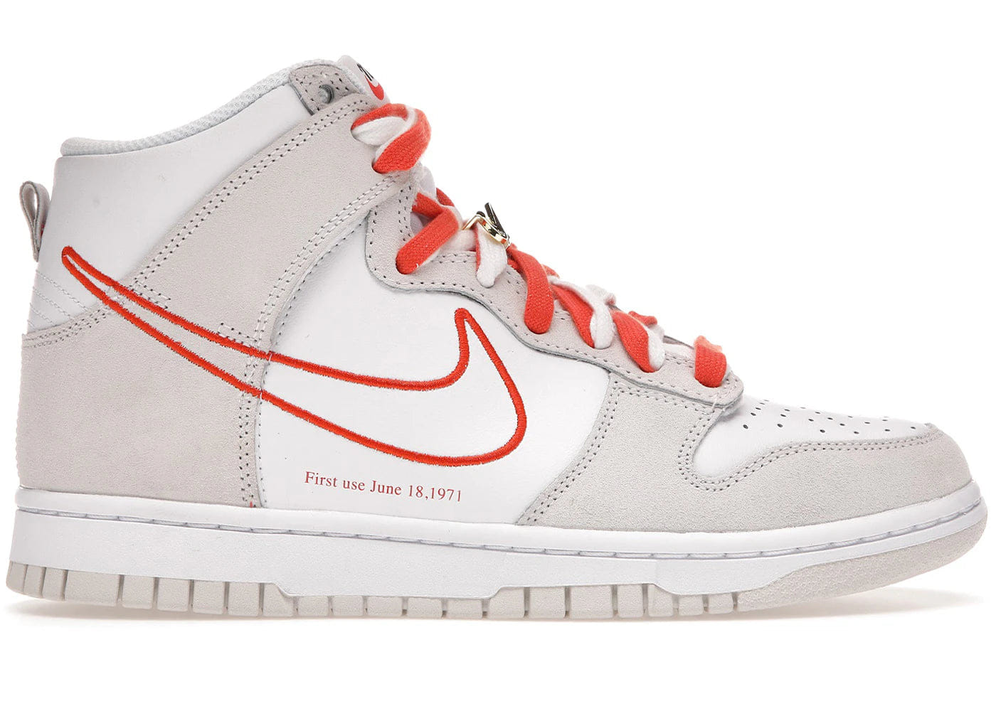 Nike Dunk High First Use White Sail Orange Womens
