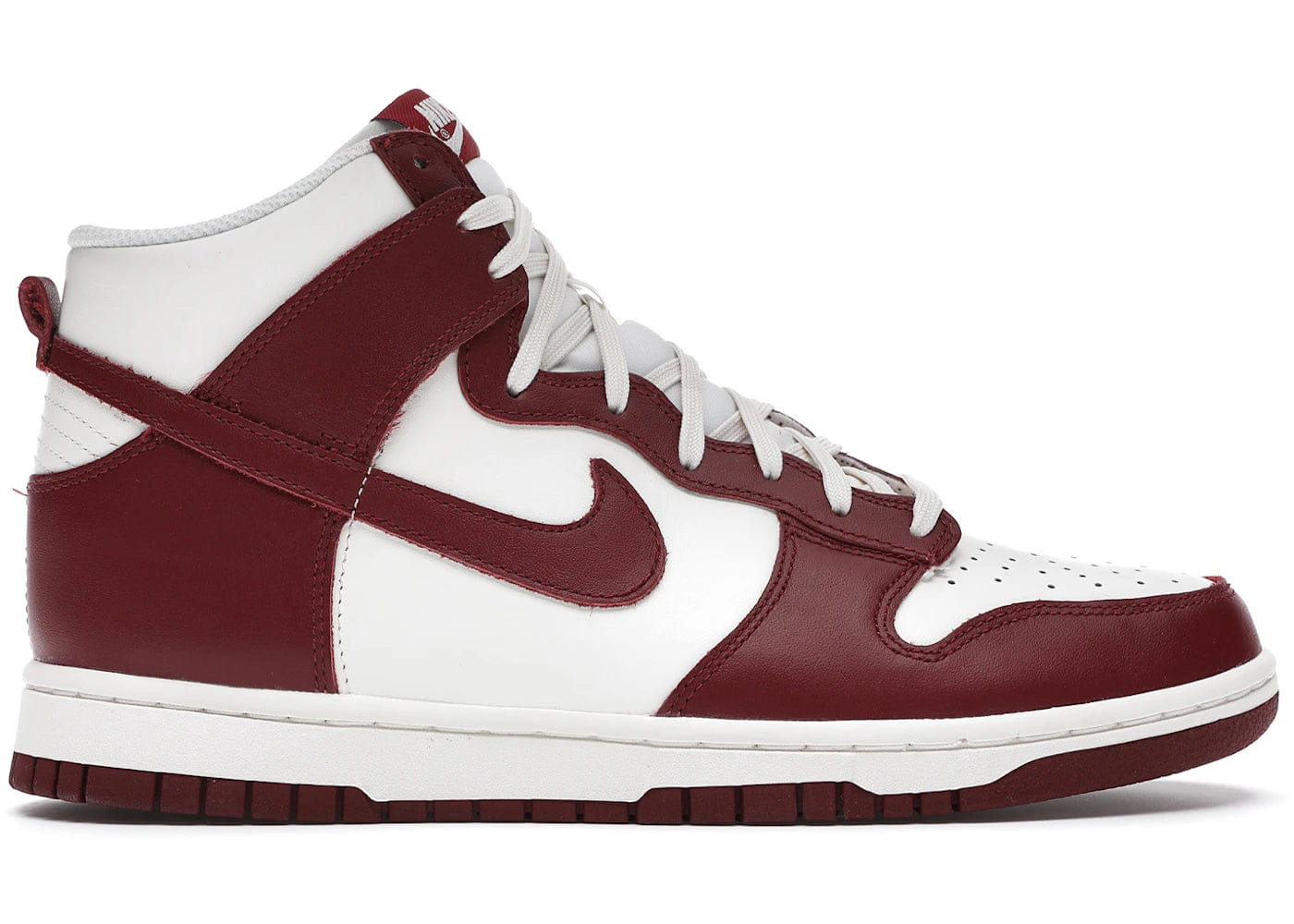 Nike Dunk High Sail Team Red Womens