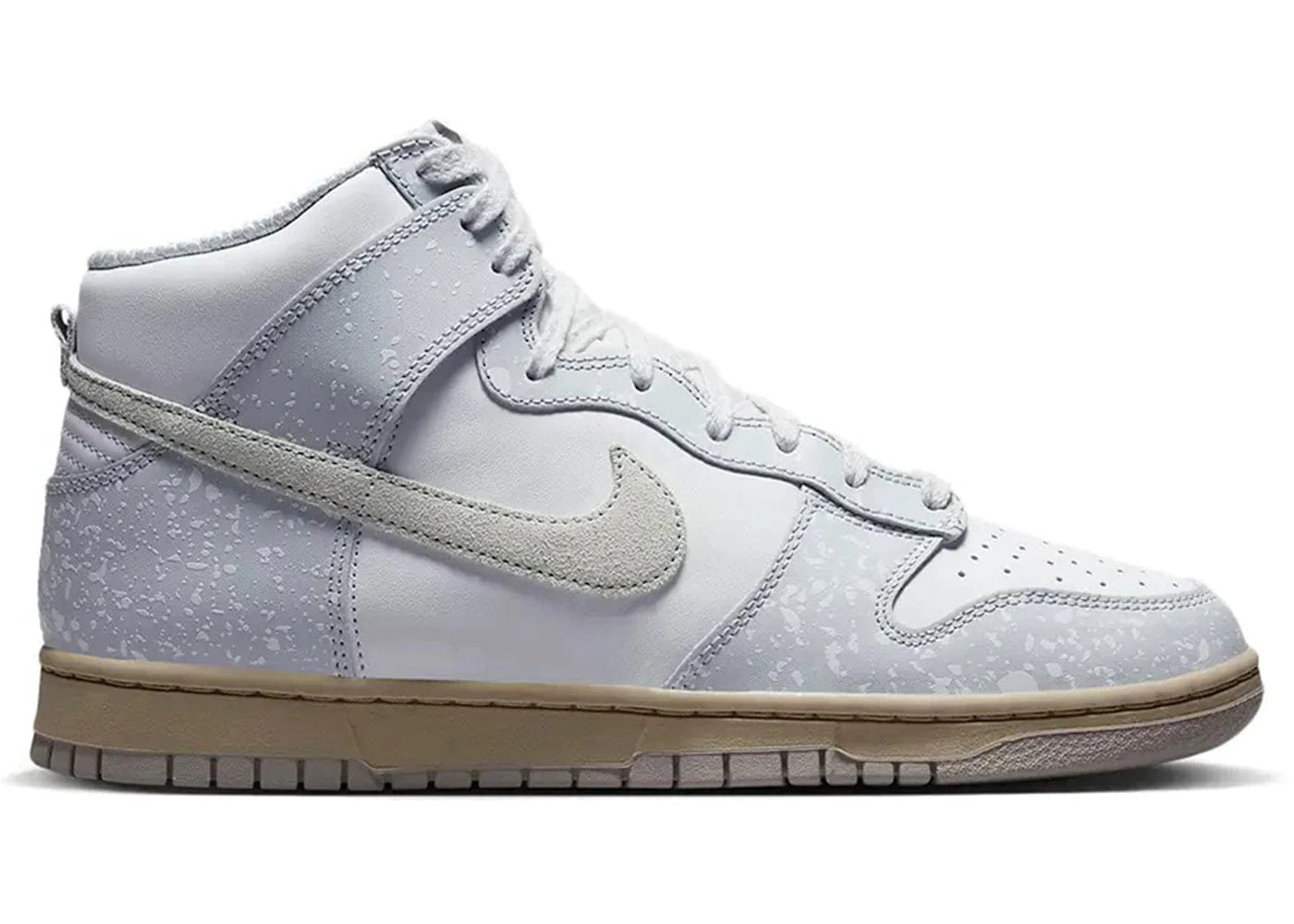 Nike Dunk High Spray Paint White Pure Platinum