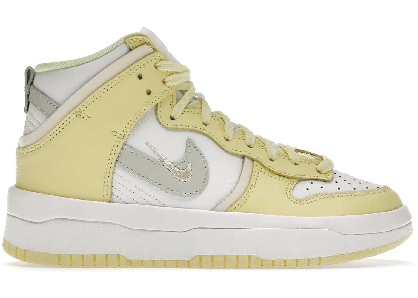 Nike Dunk High Up Rebel Lemon Yellow Womens