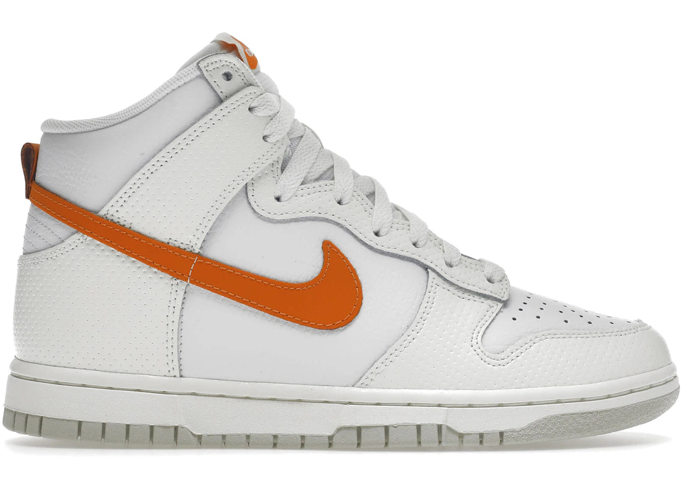 Nike Dunk High White Magma Orange Womens