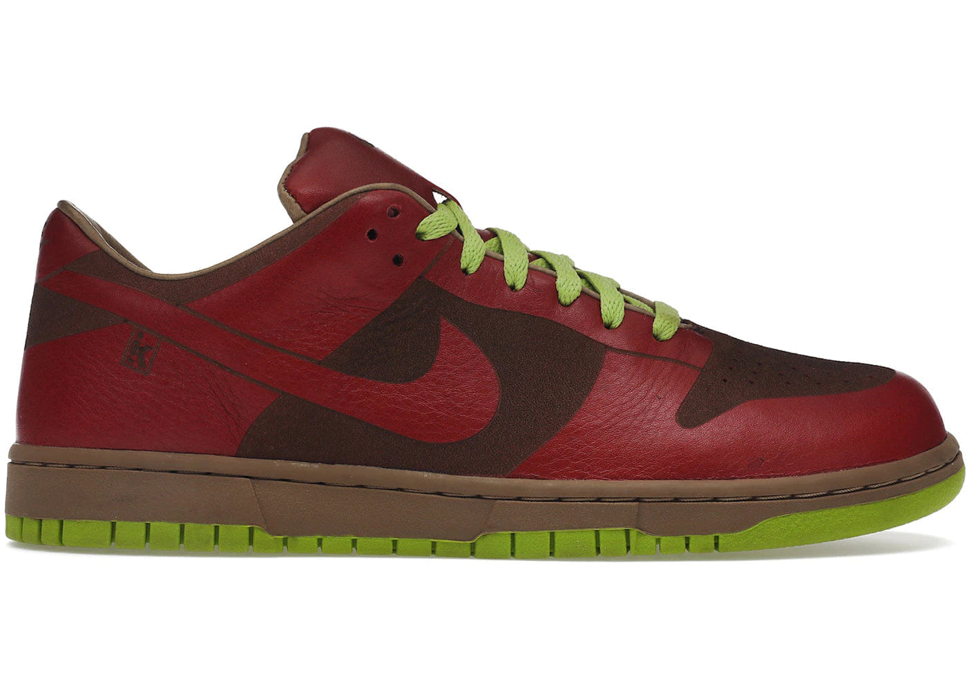 Nike Dunk Low 1-Piece Laser Varsity Red Chartreuse