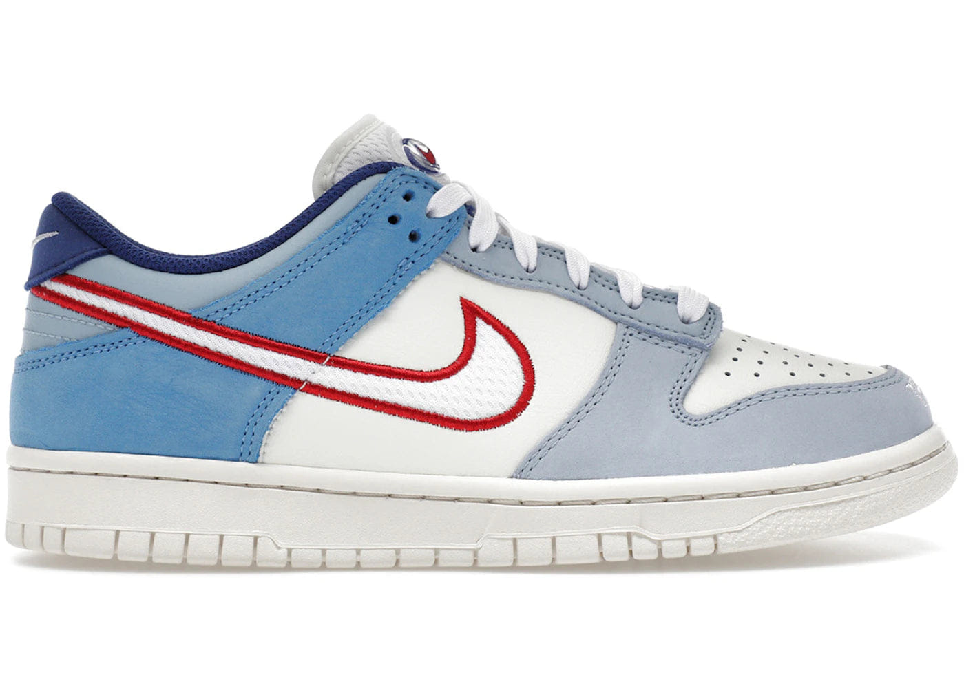 Nike Dunk Low Armory Blue Red Mesh Gs
