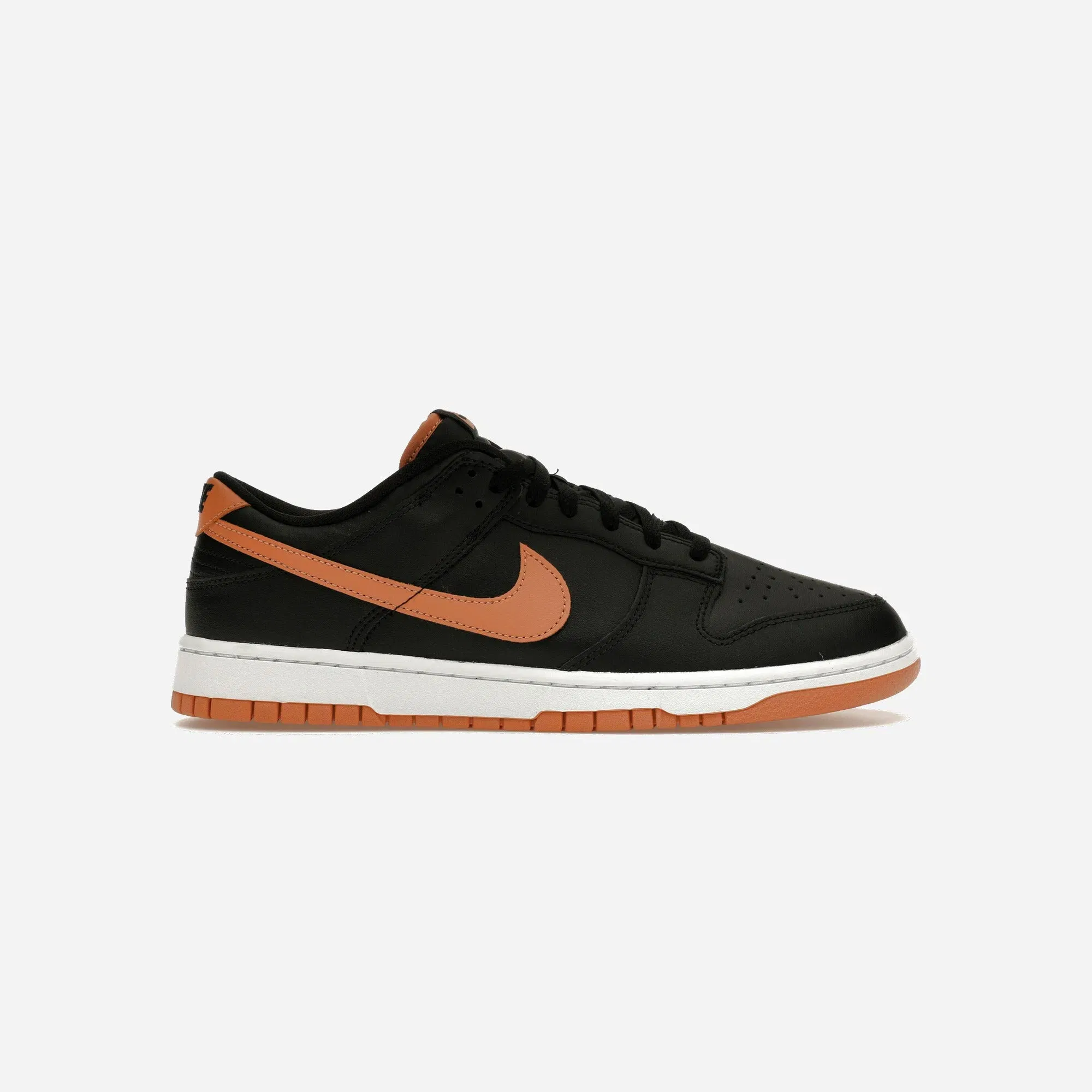 Nike Dunk Low Black Amber Brown