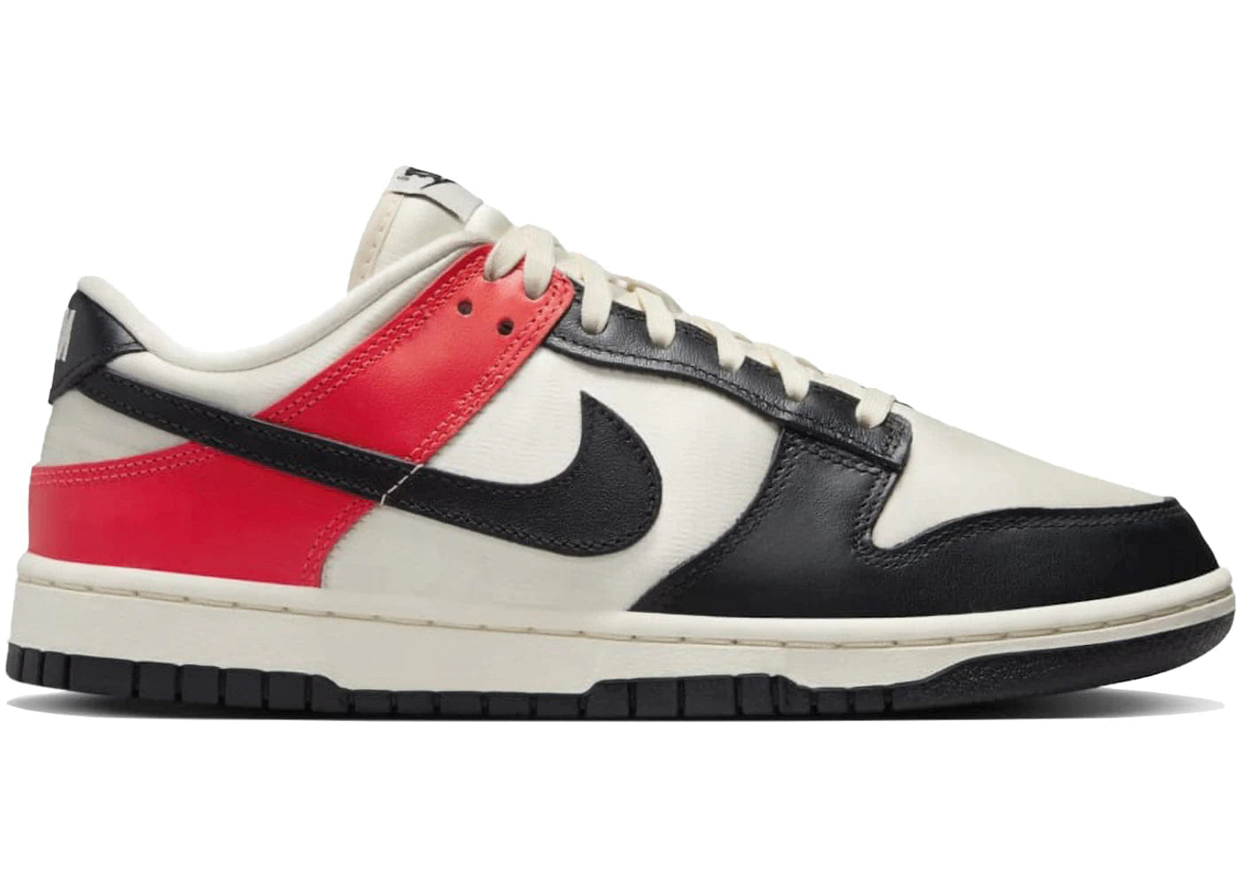Nike Dunk Low Black Toe Bright Crimson Womens
