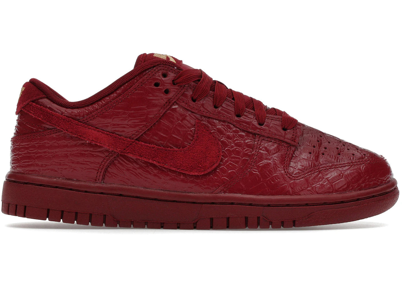 Nike Dunk Low Crocodile Team Red Womens