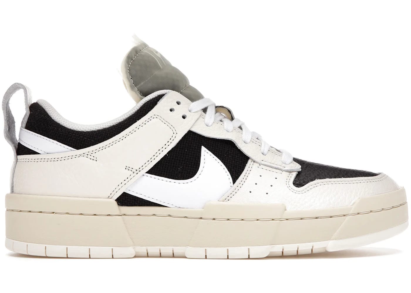 Nike Dunk Low Disrupt Pale Ivory Black Womens