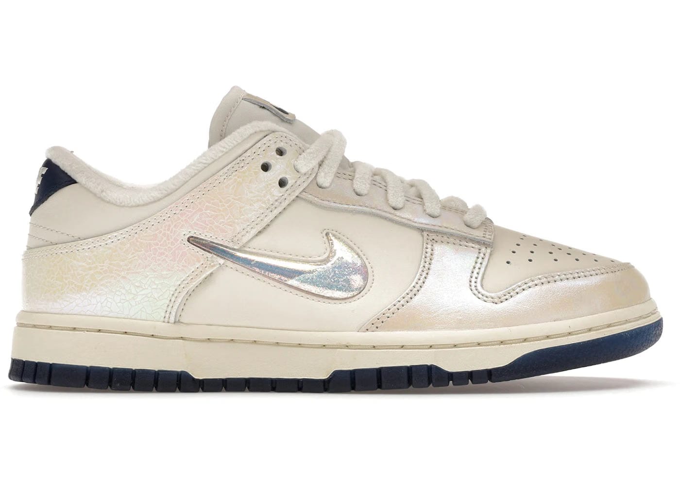 Nike Dunk Low Metallic Jewel Swoosh Sail Womens