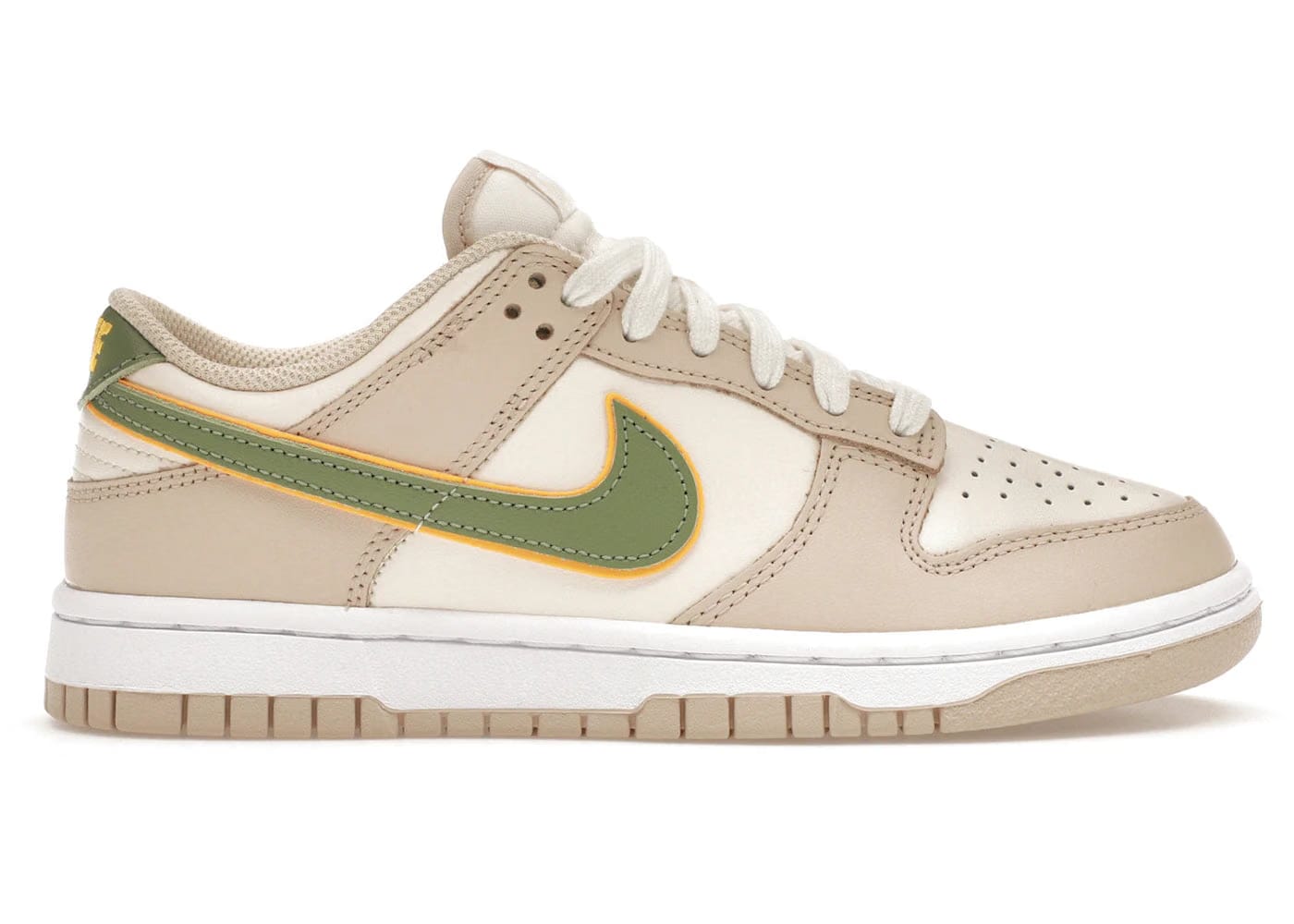 Nike Dunk Low Pale Ivory Oil Green Womens