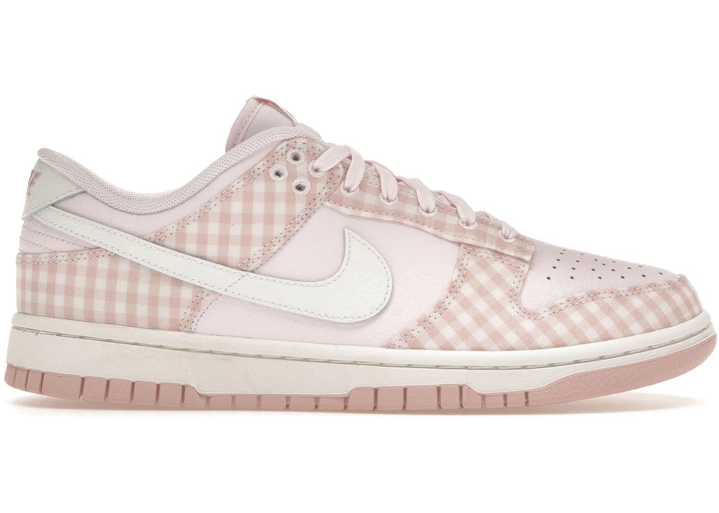 Nike Dunk Low Pearl Pink Gingham Womens
