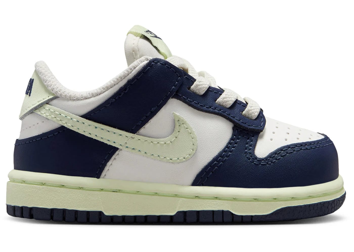 Nike Dunk Low Sail Midnight Navy Volt Tint Td