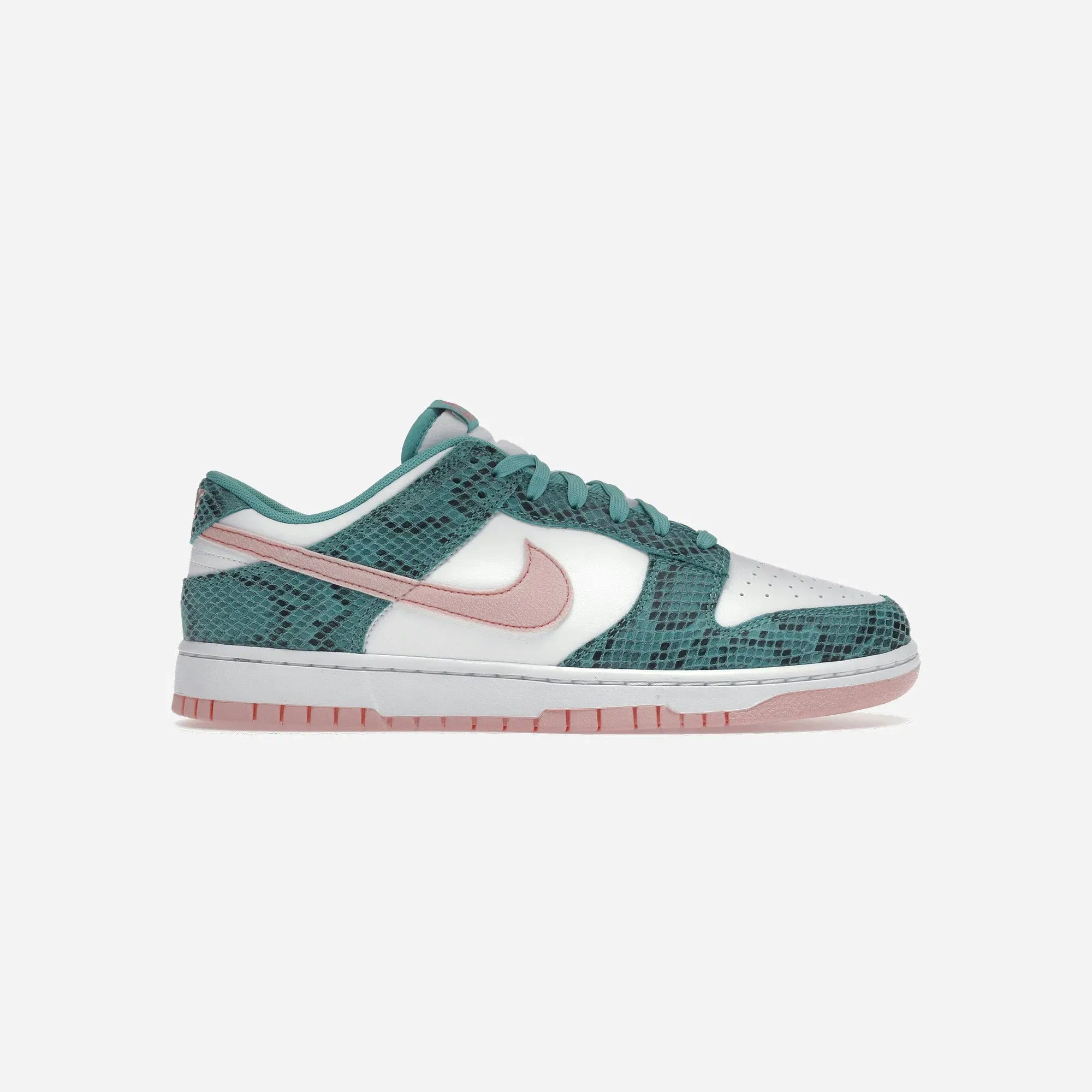 Nike Dunk Low Snakeskin Washed Teal Bleached Coral