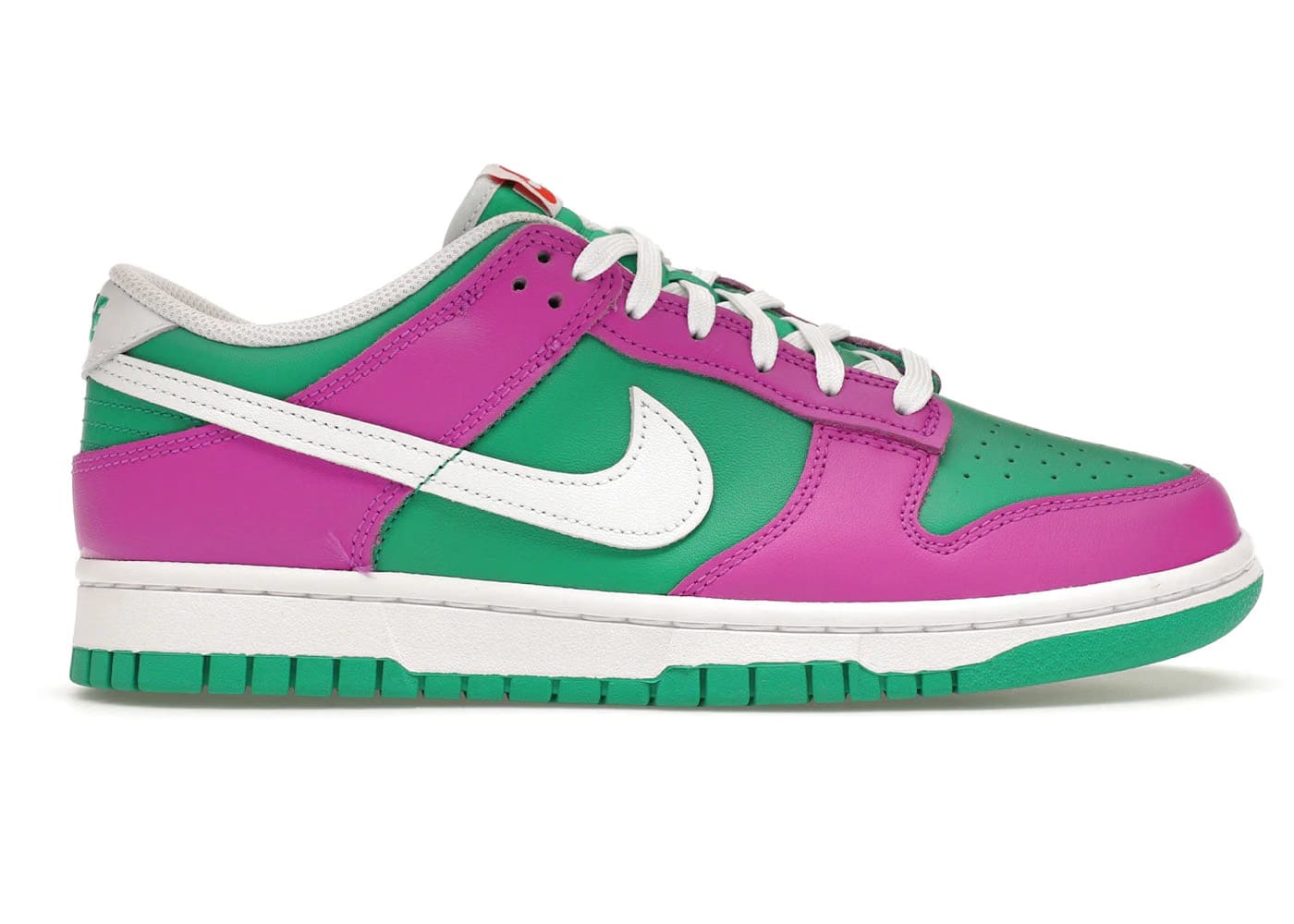 Nike Dunk Low Stadium Green Fuchsia Womens