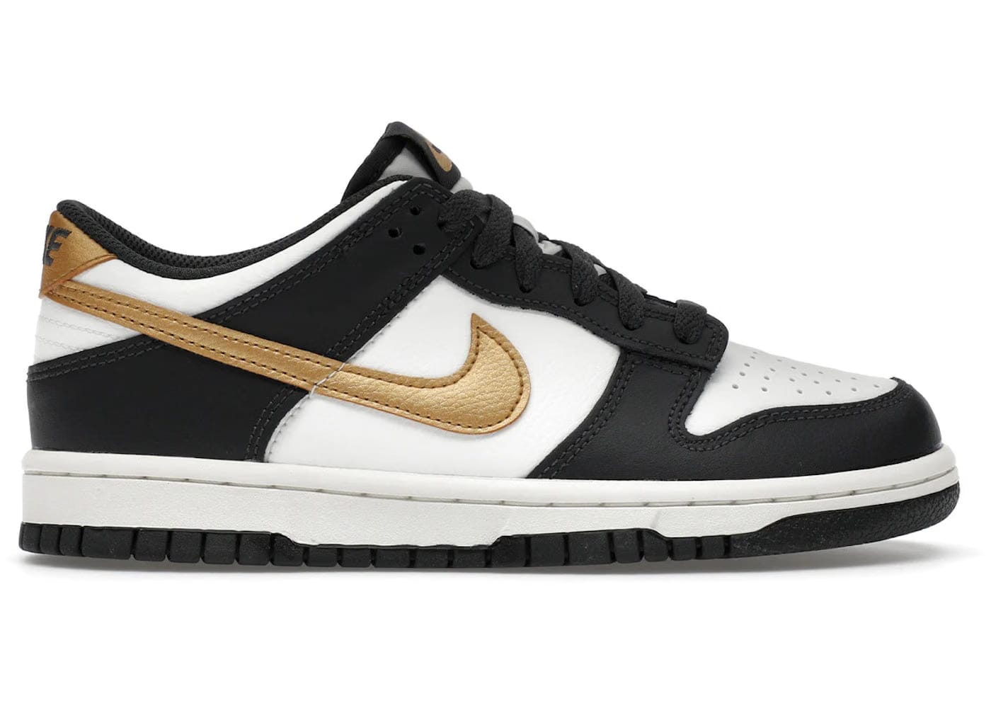 Nike Dunk Low Summit White Metallic Gold Gs