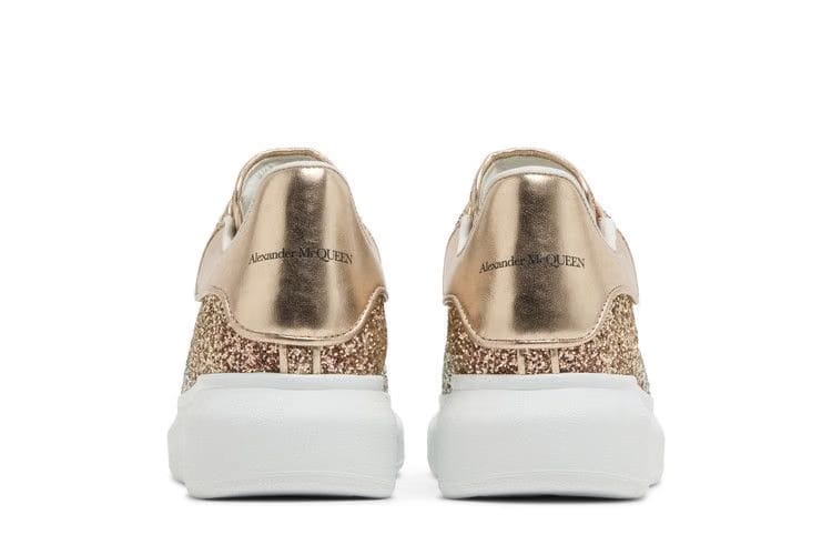 Alexander McQueen Wmns Oversized Sneaker 'Rose Gold Glitter'