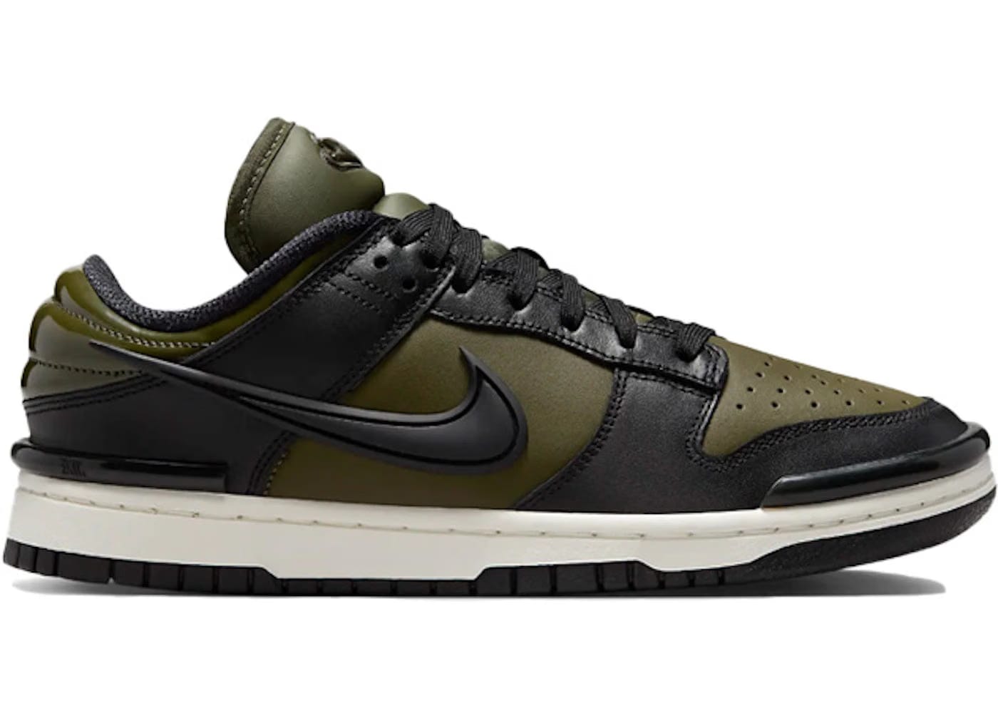 Nike Dunk Low Twist Army Khaki Black Womens