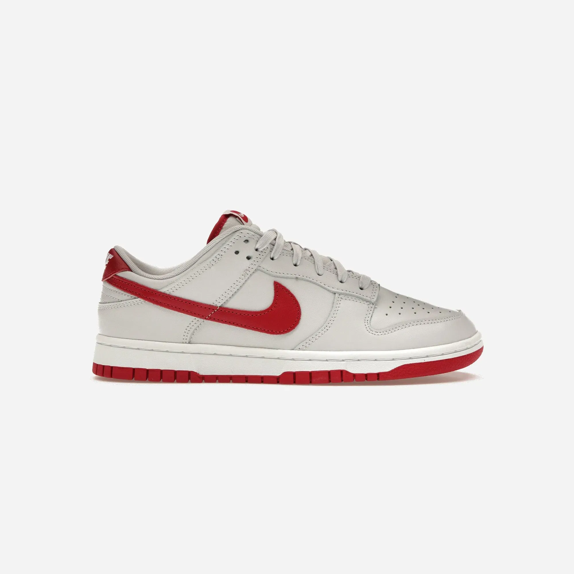 Nike Dunk Low Vast Grey Varsity Red