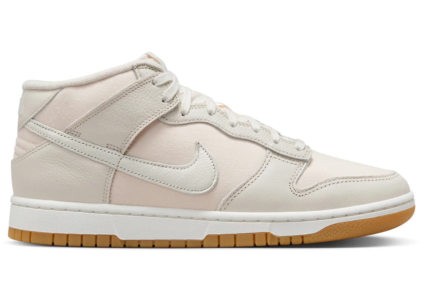 Nike Dunk Mid Canvas Light Orewood Brown Gum