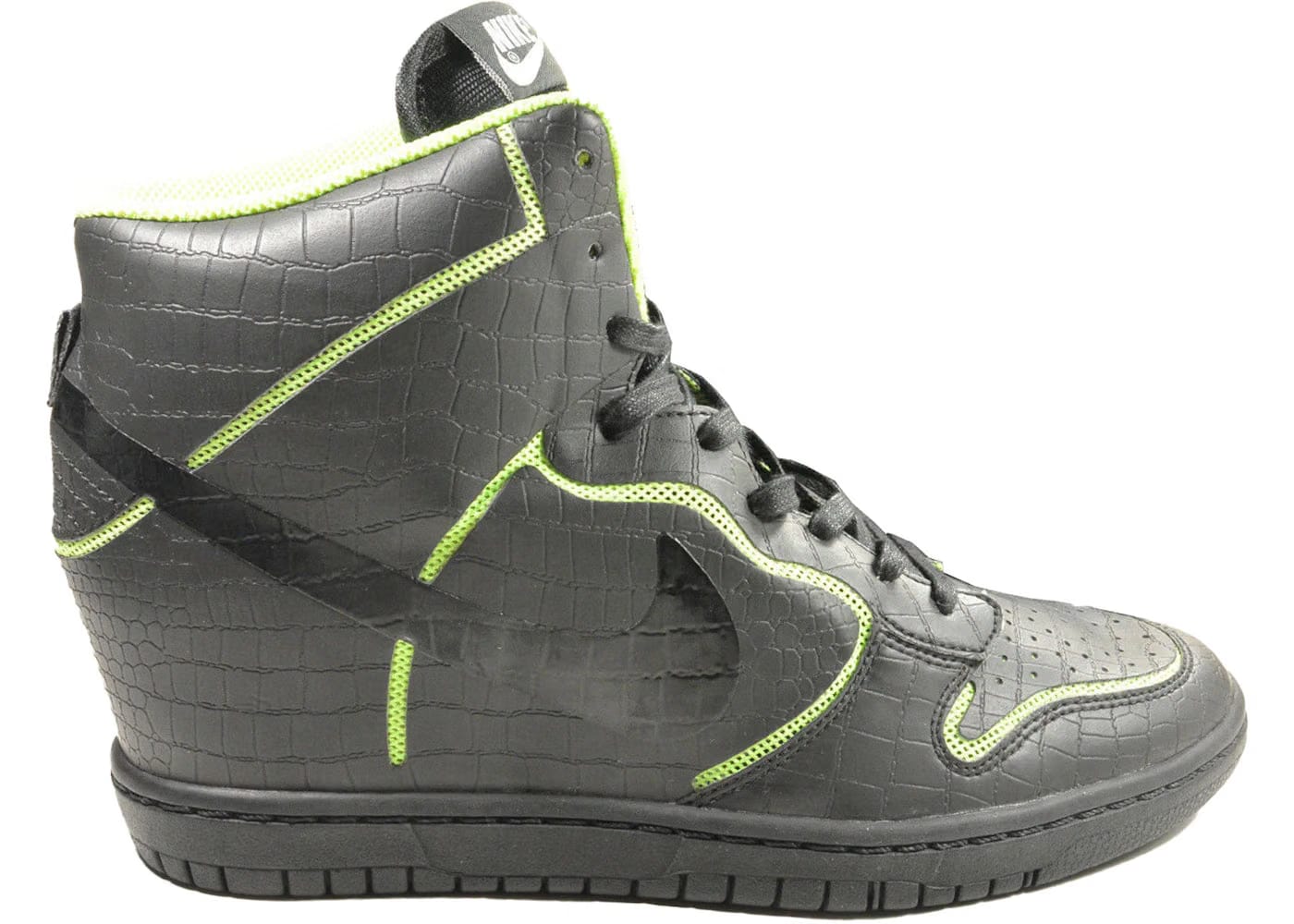 Nike Dunk Sky High Black Volt Womens