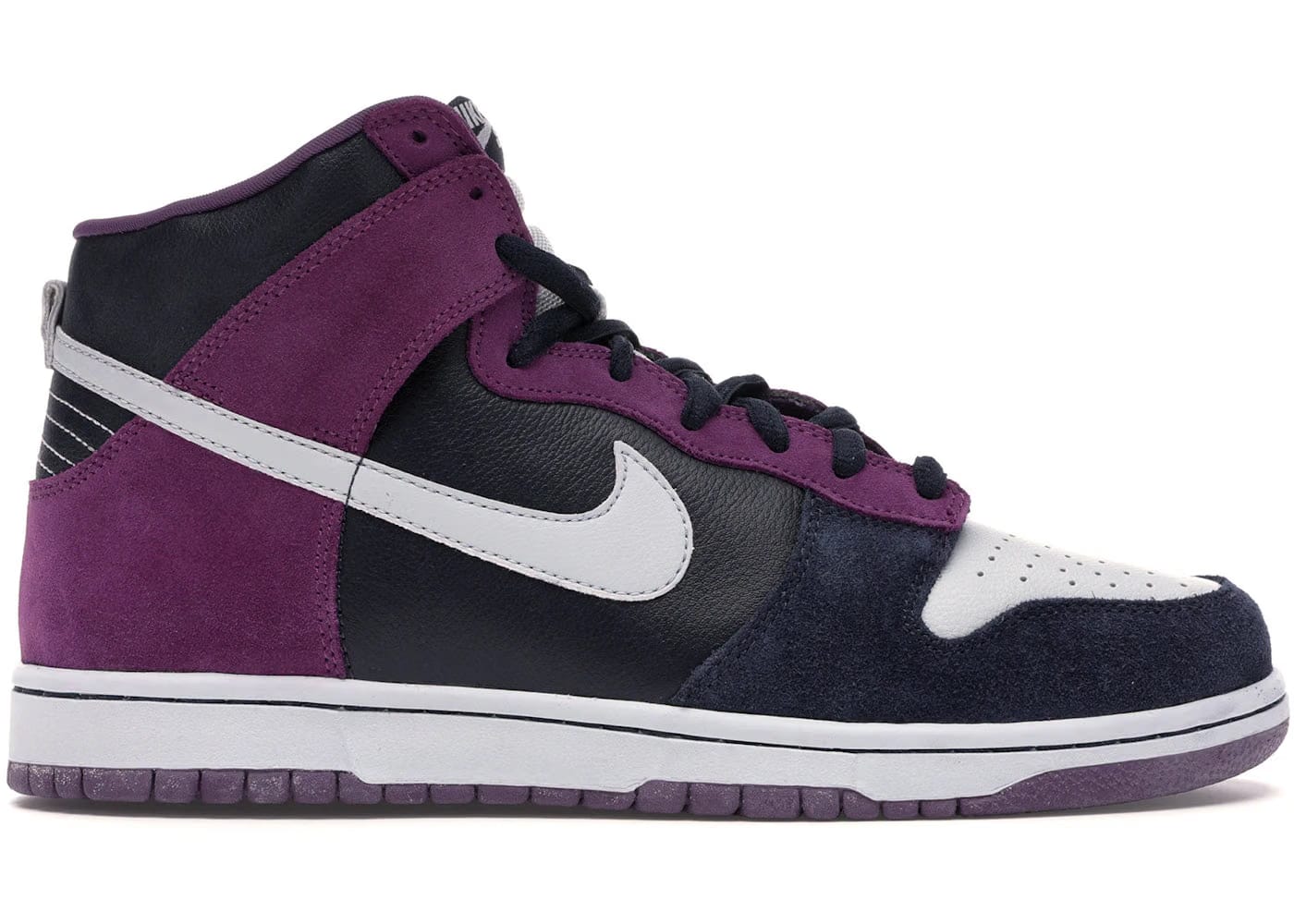 Nike Sb Dunk High Dark Obsidian Metallic Platinum