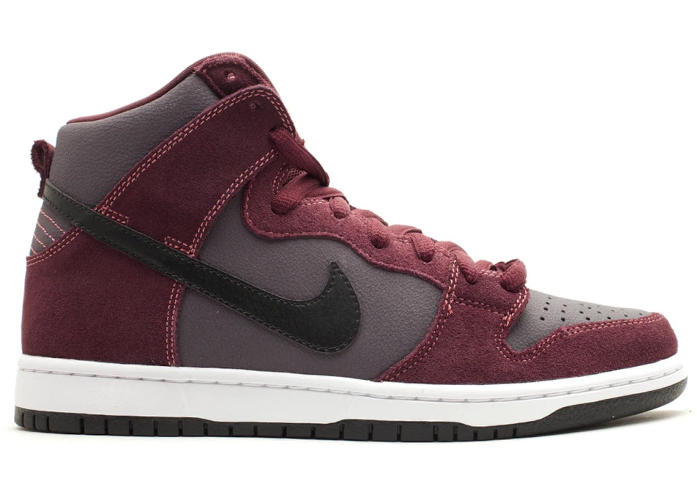 Nike Sb Dunk High Deep Burgundy Gridiron