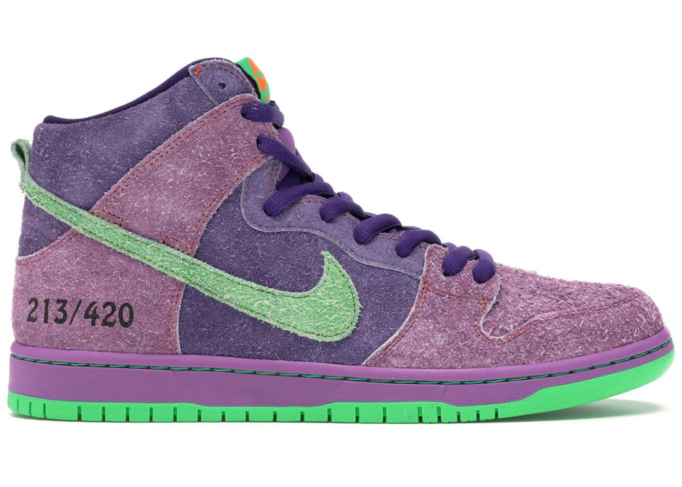 Nike Sb Dunk High Reverse Skunk 420